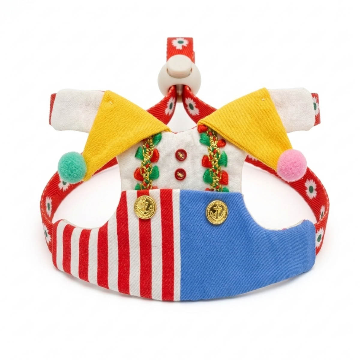 【造型款】可調式牽引胸背(小丑)