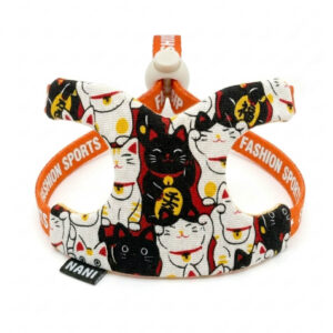 【基礎款】可調式牽引胸背（招財貓）