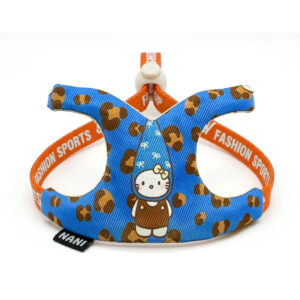 【基礎款】可調式牽引胸背（藍貓）