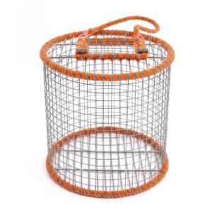 預購【小款】不鏽鋼外出跑籠（橙灰/附肩背帶）