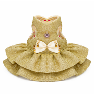 【高訂款】牽引外出衣(金色禮服)